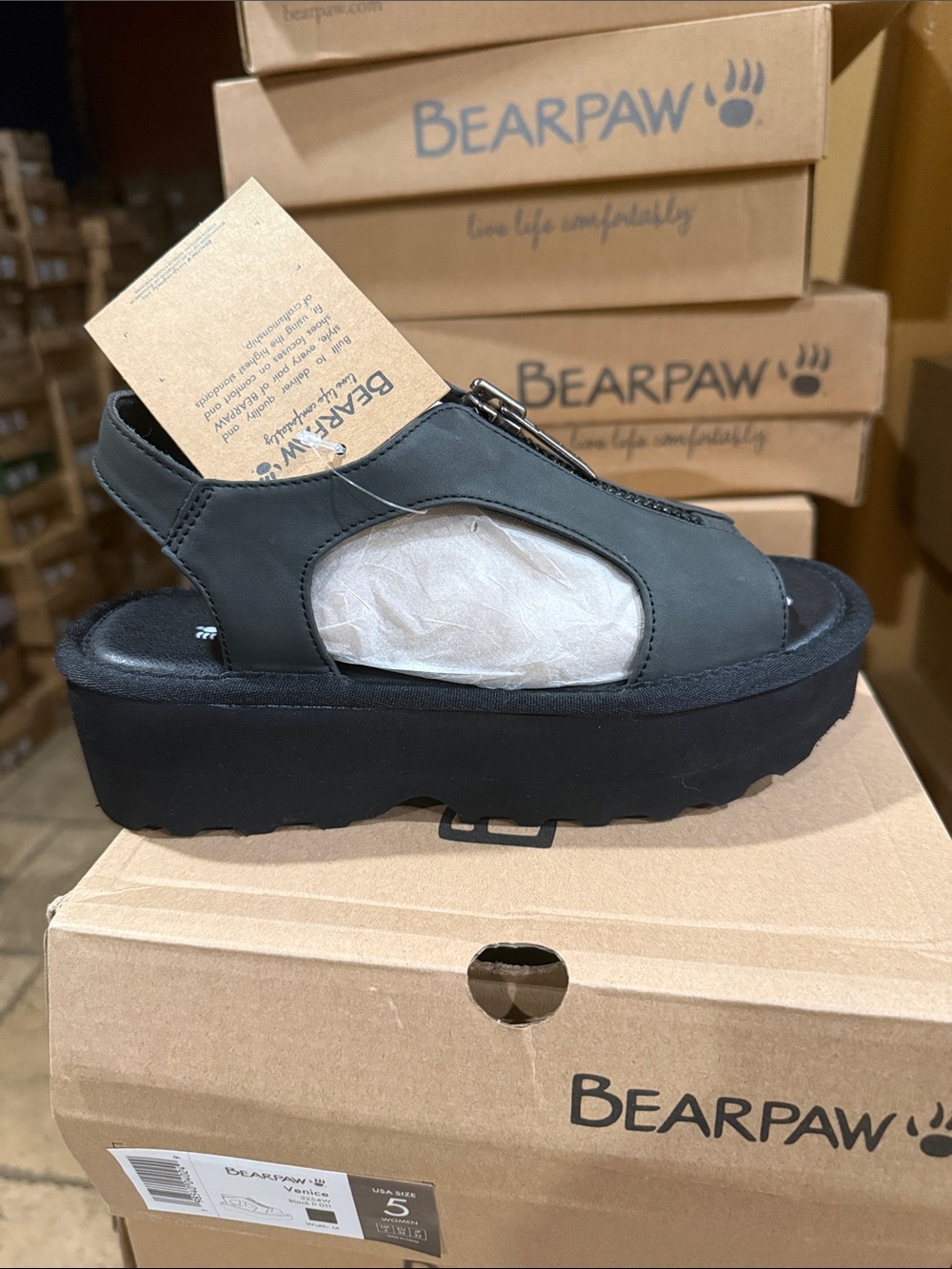 Bearpaw Venice platforms
